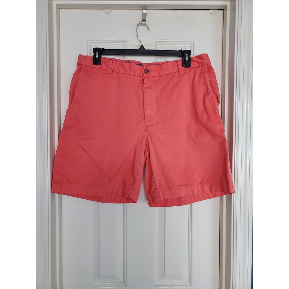Southern Tide Vintage Chino Shorts Coral Pink‎ Cotton Casual Preppy Summer 38